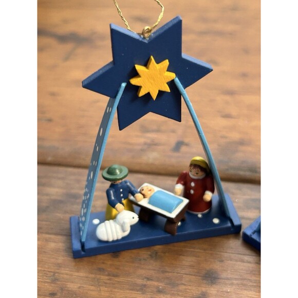 Vintage Kathe Wohlfahrt & Ulbricht Christmas Ornaments Germany Lot Of 6 READ - Picture 13 of 15